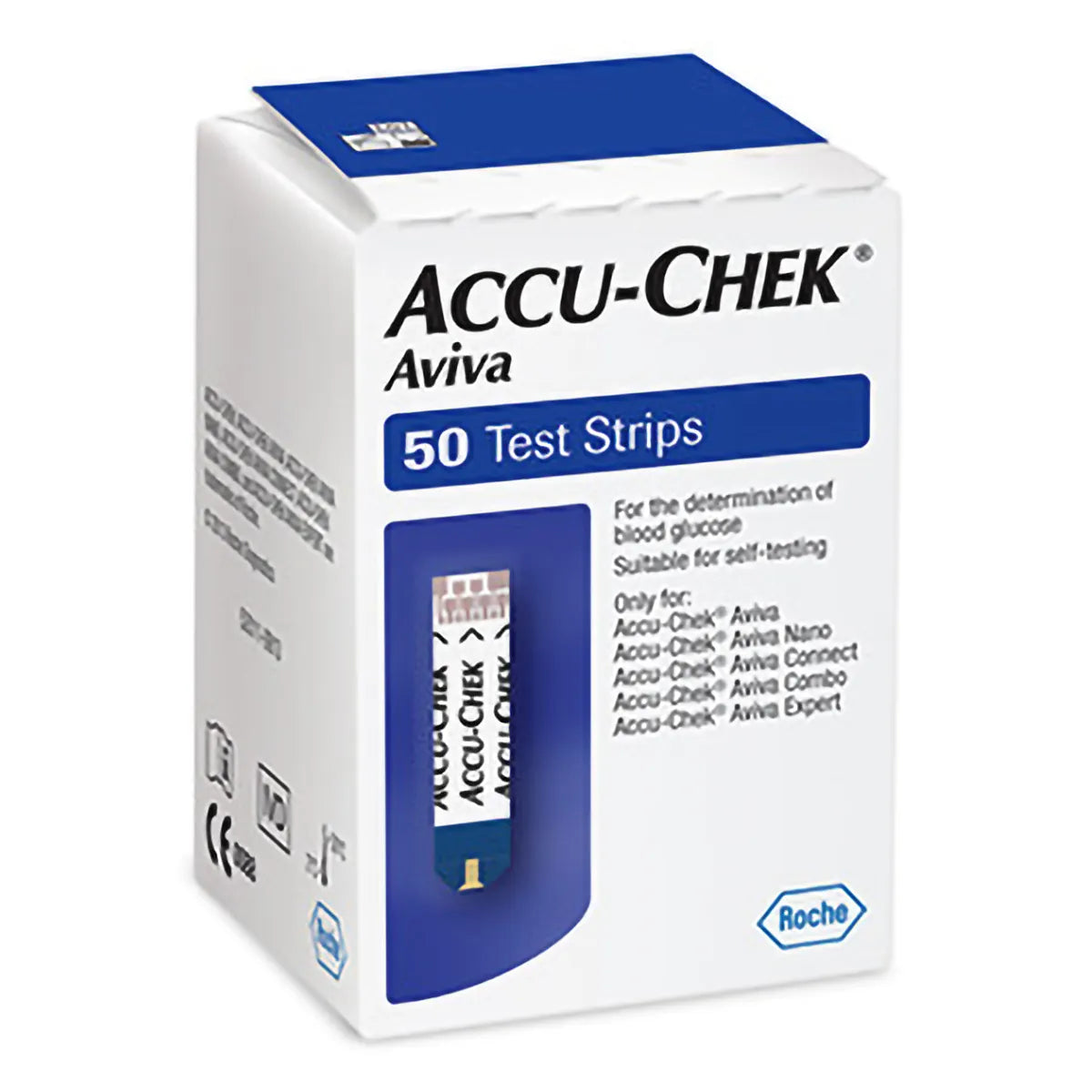 Medicine Name - Accu-Chek Aviva Test Strip- 50It contains - Test Strips Its packaging is -50 Test Strip in a box