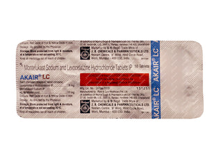 Akair Lc 5 Mg/10 Mg Tablet- 10