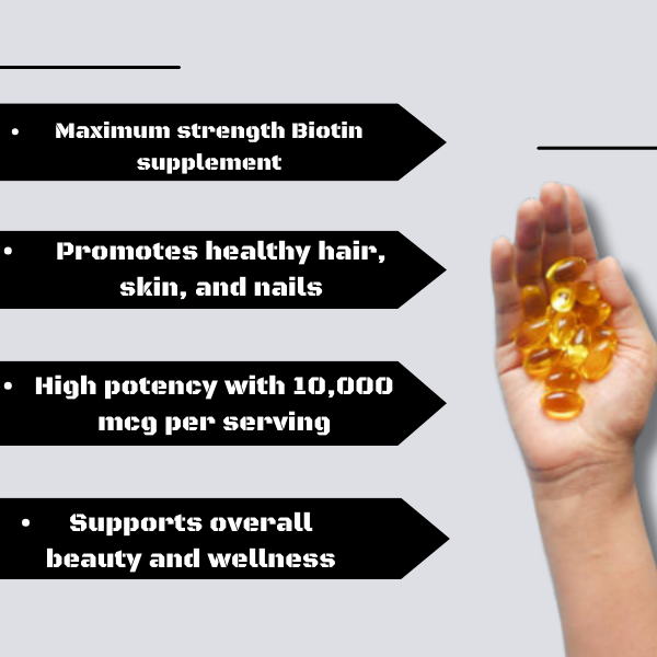 buy online Young N Fit Nutrition Biotin Maximum Strength for Hair Skin & Nails-10000 mcg Pro - 60 Capsules at the best price in india 
