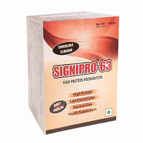 Signipro 63 Chocolate Flavour Powder 200gm – Caresupp.in