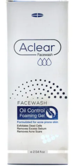 ACLEAR FACE WASH 75ML