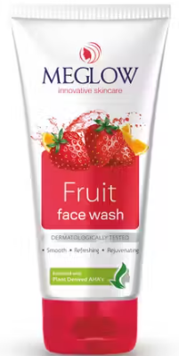 MEGLOW FRUIT FACE WASH 70G