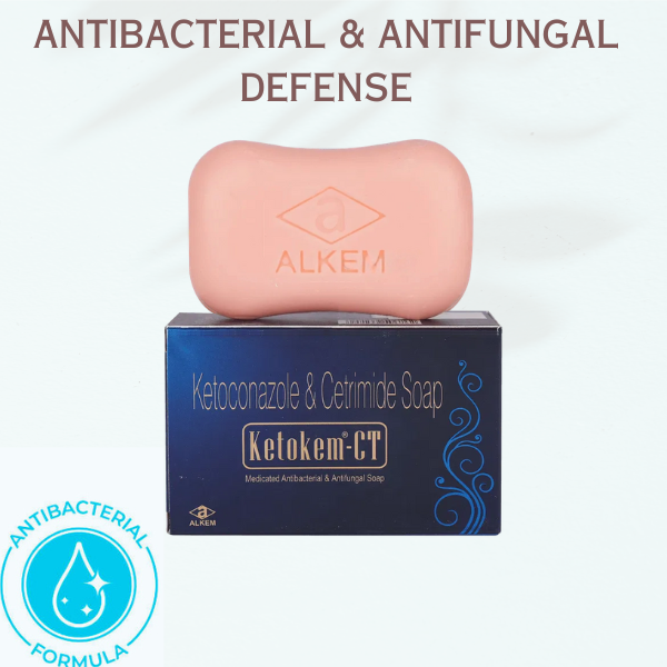 buy online Ketokem-CT (Antibacterial & Antifungal) Soap (75gm each) - Pack of 3, Ketokem-CT  soap at the best price in india
