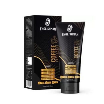 ENGLISHMAN Coffee Face Scrub-Energizes Dull Skin, Removes Impurities, Hydrates & Nourishes,Improves Skin Elasticity (All skin type) - 100gm