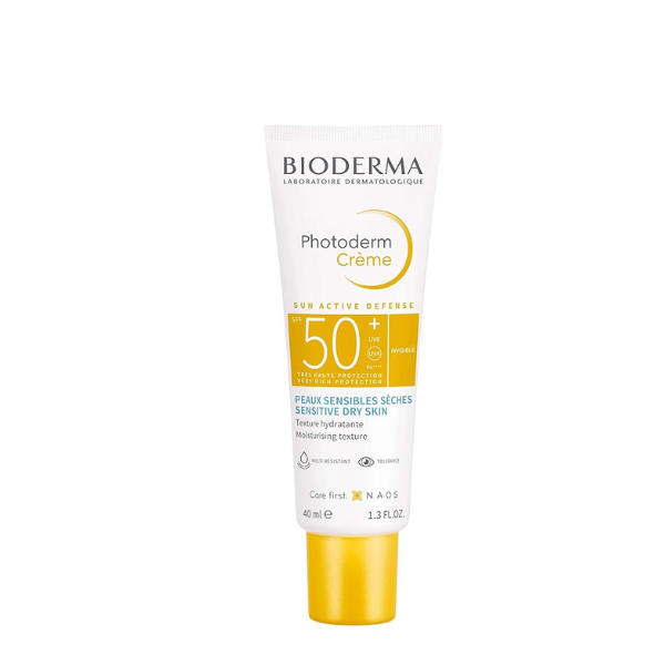 Bioderma Photoderm Sunscreen Cream SPF 50+  Normal To Dry Sensitive Skin - 40ml  [Product Information & Review]