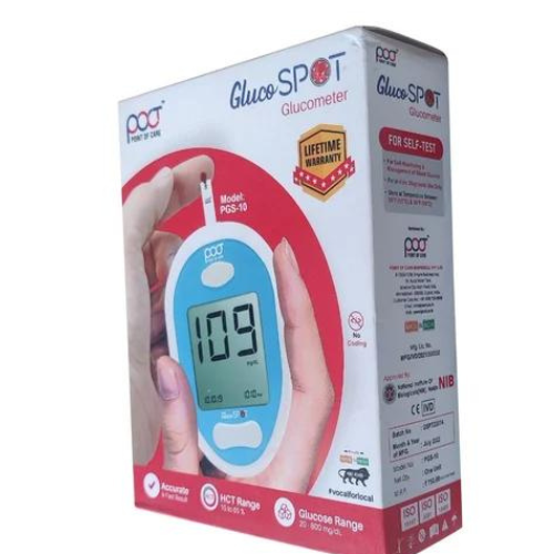 PGS-10 POCT Gluco Spot Glucometer