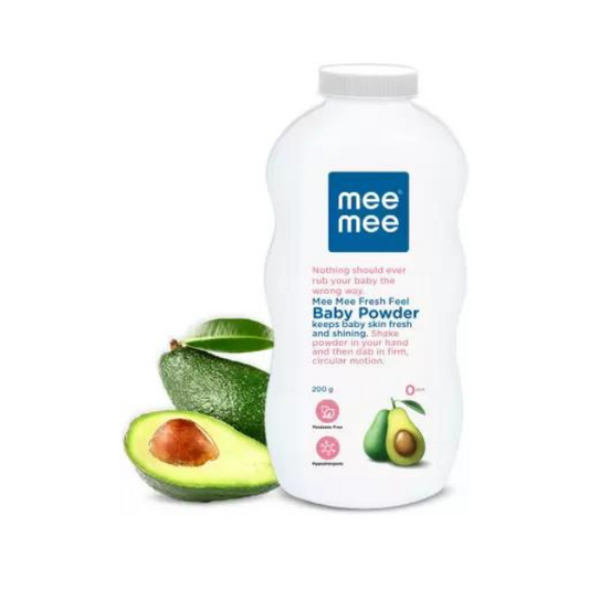 Mee Mee Fresh Feel Talcum Powder for 0m+ Newborn Baby -200g