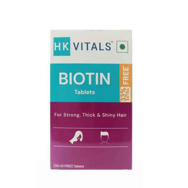 HK Vitals Biotin Tablet- 40 tablets