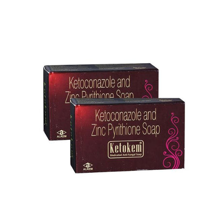 Ketokem (Anti-Fungal) Soap (75gm each) - Pack of 2