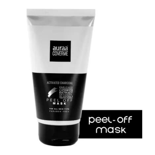 Auraa Coverme Activated Charcoal Peel-off Mask - 125gm