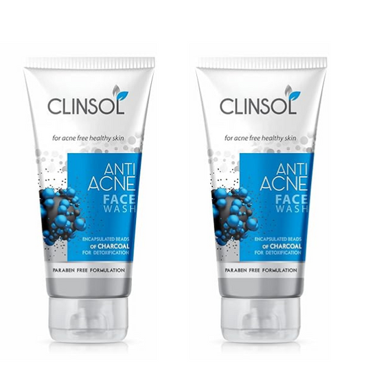 but online Clinsol Charcol Anti-Acne Face Wash For Acne Free Skin, All Skin 70g (Pack Of 2) at the best price in india