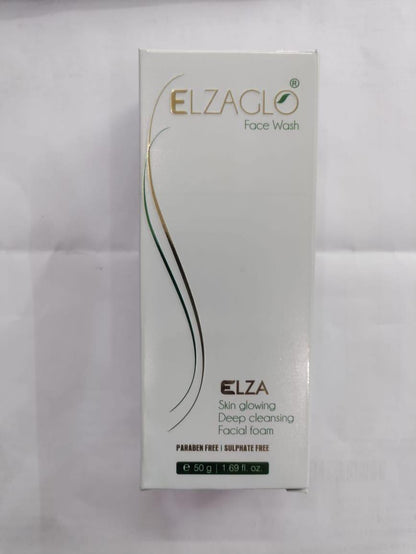 Buy Online ELZAGLO Face Wash - Elza Skin Skin glowing Deep Cleansing facial Foam | Parabeen Free | Sulphate Free - 50g at best price in India