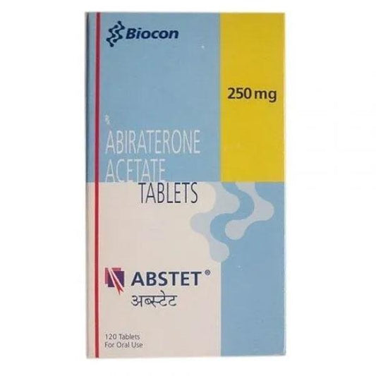Medicine Name - Abstet Tablet- 120It contains - Abiraterone Acetate (250Mg) Its packaging is -120 Tablet in a bottle
