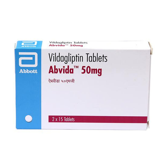 Medicine Name - Abvida 50Mg Tablet-15It contains - Vildagliptin (50Mg) Its packaging is -15 Tablet in a strip