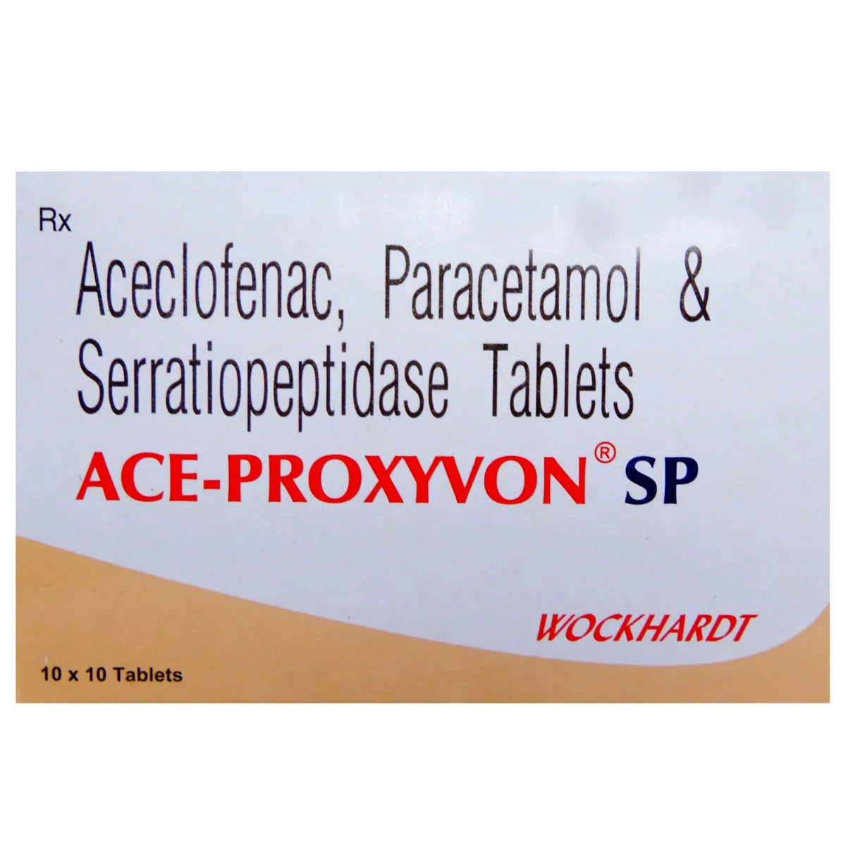 Medicine Name - Acebloc 100Mg TabletIt contains - Aceclofenac (100Mg) Its packaging is -10 Tablet in a strip