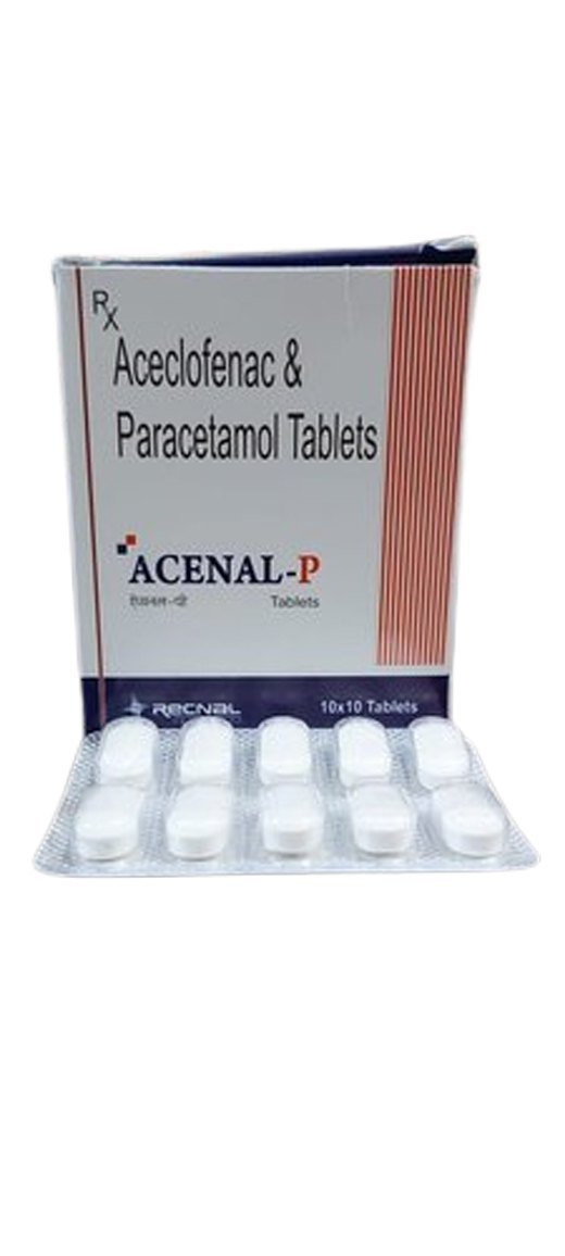 Acenal P 100 Mg/500 Mg Tablet- 10