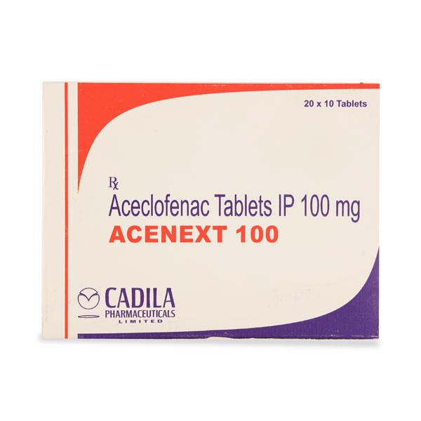 Acenext 100Mg Tablet