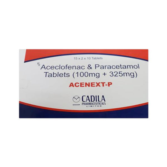 Acenext P 100 Mg/500 Mg Tablet