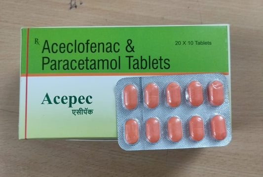 Acepec 100 Mg/500 Mg Tablet