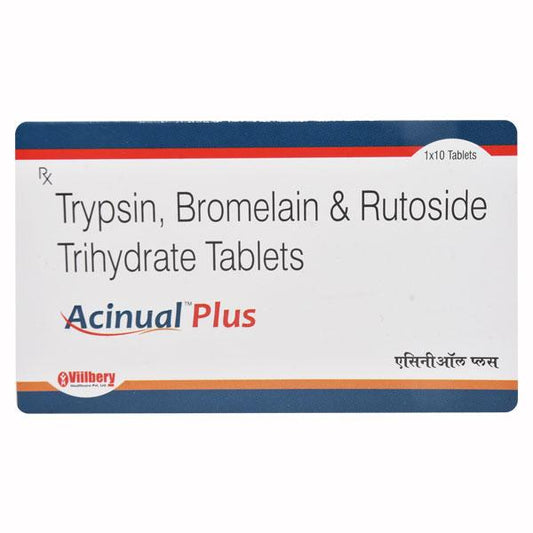 Acinual Plus Tablet- 10