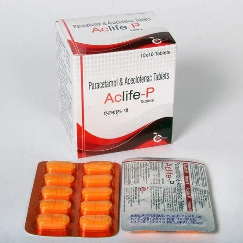 Acelife P 100 Mg/500 Mg Tablet- 10