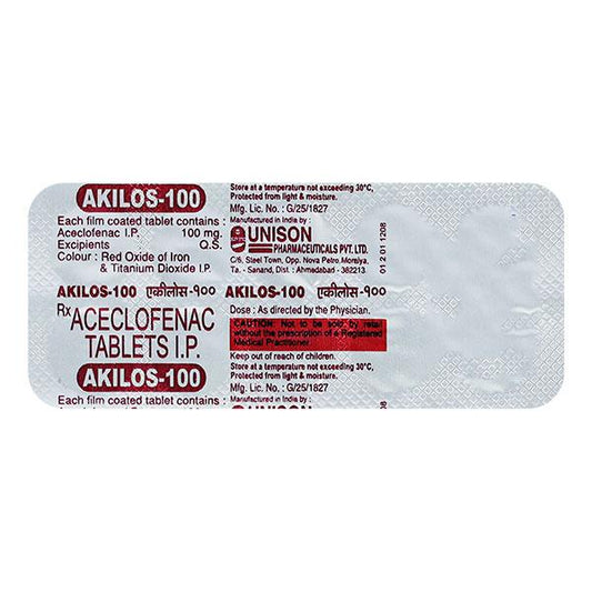 Akilos 100Mg Tablet