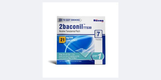 2baconil 21mg Nicotine Transdermal Patch Step 1- 7