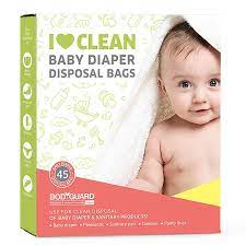 BodyGuard Love Clean Diaper Disposal Bags - 45-Pack: Eco-Friendly and Convenient