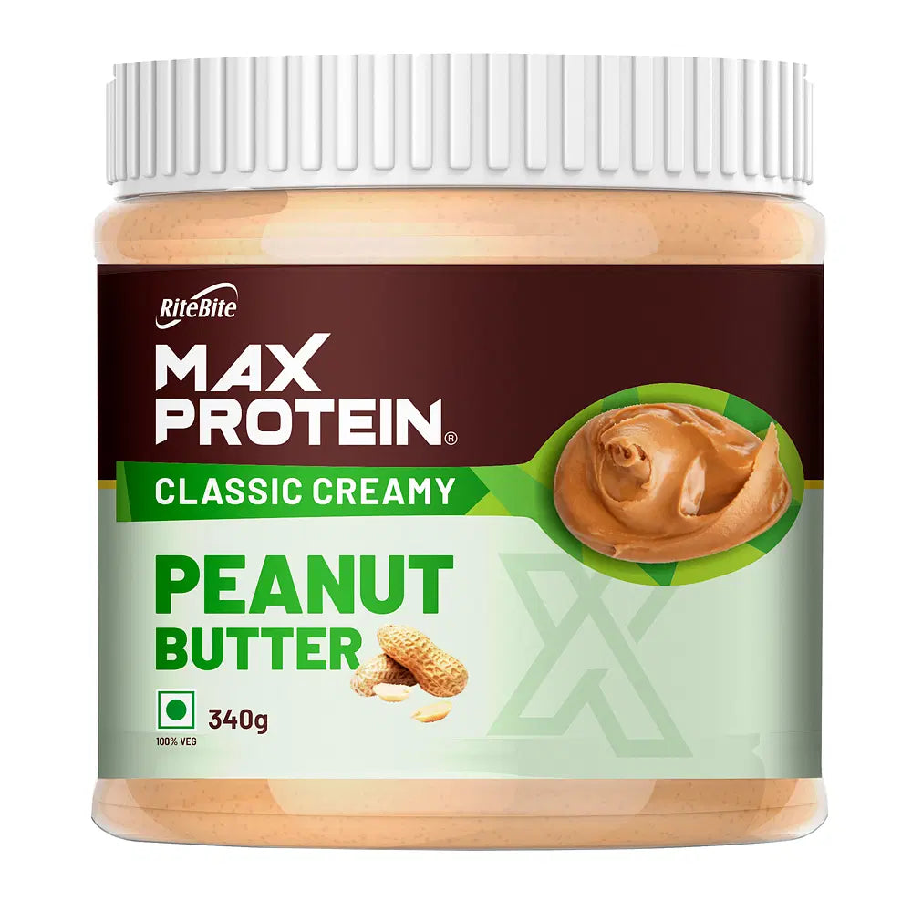 RiteBite Max Protein Peanut Butter Classic Creamy -340gm