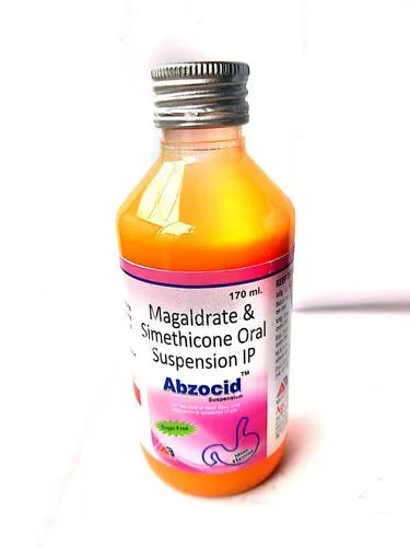 Medicine Name - Abzocid Oral Suspension- 170ml-Sugar Free-Mint-It contains - Magaldrate (480mg) + Simethicone (20mg) Its packaging is -170ml Oral Suspension in a bottle