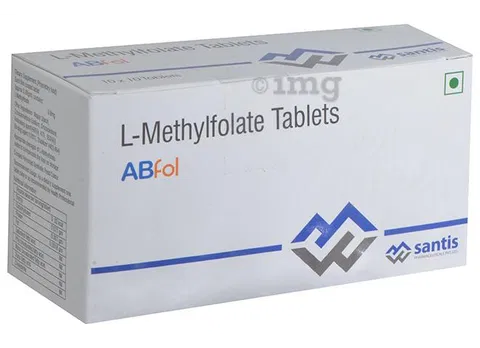 Medicine Name - ABfol TabletIt contains - L-Methyl Folate (0.8mg) Its packaging is -10 Tablet in a strip