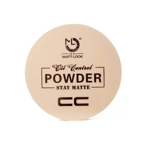 Matt Look CC Oil Control Powder Stay Matte, Light 20 gm - Colour 04 lvory