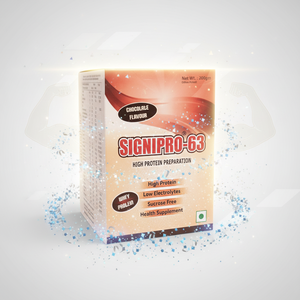 Signipro 63 Protein Powder 3D Render