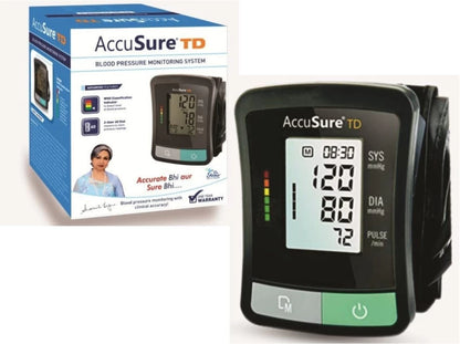 Medicine Name - Accusure Td 1209 Advanced Features Bp Monitor With Adapter- 1It contains - Blood Pressure Monitor Its packaging is -1 Unit in a box