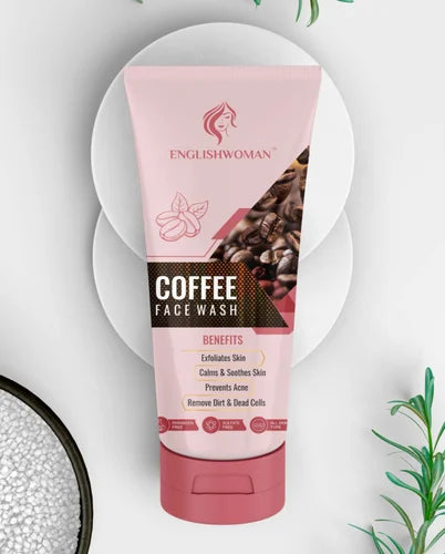 ENGLISHWOMAN COFFEE Face Wash- Reveals Fresh Glow, Prevents Acne, Deep Cleanses, Removes Impurities(All Skin Types) - 100ml