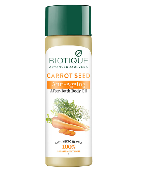 Biotique Bio Carrot Seed Body Oil (120ml each) - Pack of 2
