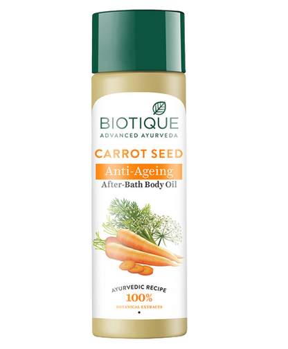 Biotique Bio Carrot Seed Body Oil (120ml each) - Pack of 2