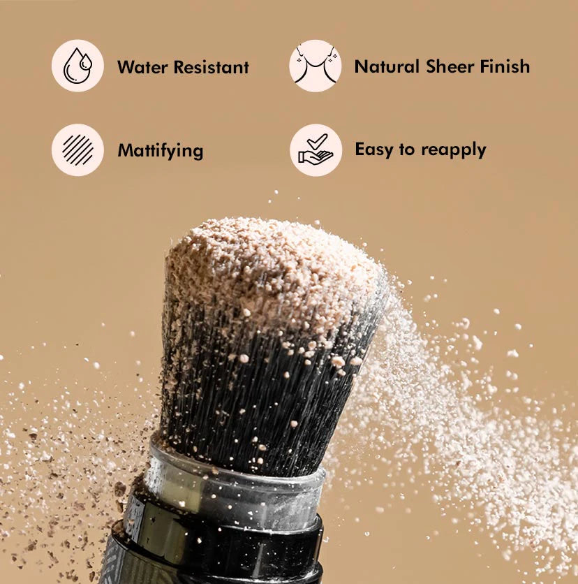 MCaffeine SPF 50 PA+++ Coffee Powder Sunscreen - 100% Mineral, Matte Sunscreen with No White Cast - 4gm