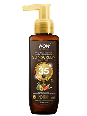 WOW Skin Science Sunscreen Matte Finish SPF 35 PA+++ (100ml)