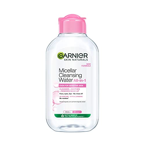 Garnier Skin Naturals, Cleansing Water, Hydrating & Soothing, Micellar Cleansing Water, 125 ml
