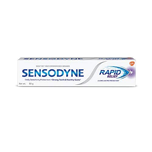 Sensodyne Rapid Relief Toothpaste for Sensitive Teeth - 80G