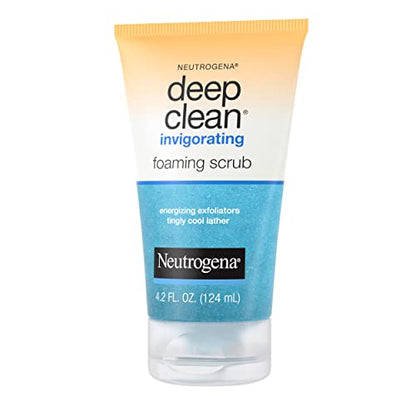 Neutrogena Deep Clean Invigorating Foaming Scrub, 4.2 Ounce