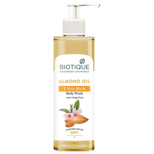 Biotique Bio Almond Ultra Rich Body Wash 200ML,Biotique Bio Almond Ultra Rich Body Wash