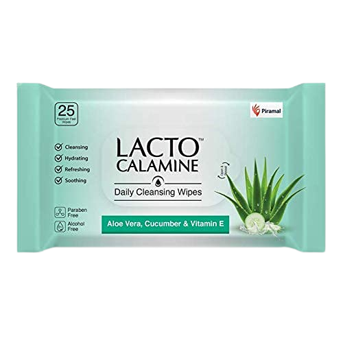 Lacto Calamine Daily Cleaning Wipes, 25 Wipes - 1 N