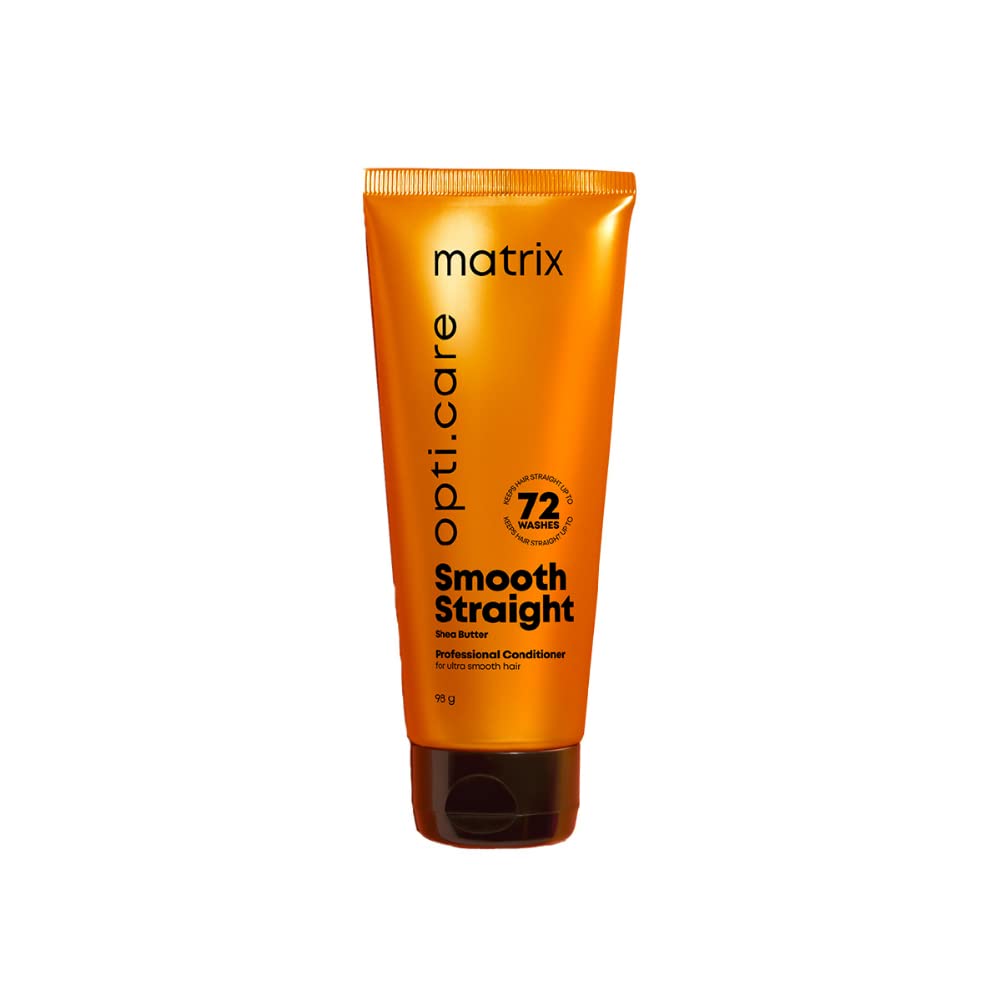 MATRIX Opti.Care Professional Conditioner for Salon Smooth and Straight hair with Shea Butter- 98gm