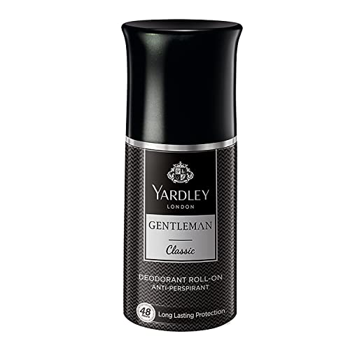 Yardley London Gentleman Classic Deodorant Roll-On for Men, 50 ml