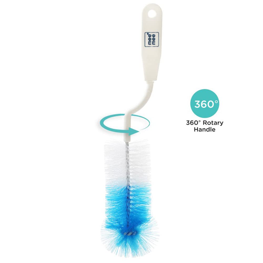 Mee Mee Bottle & Nipple Cleaning Brush (with 360-degree Rotary Handle)