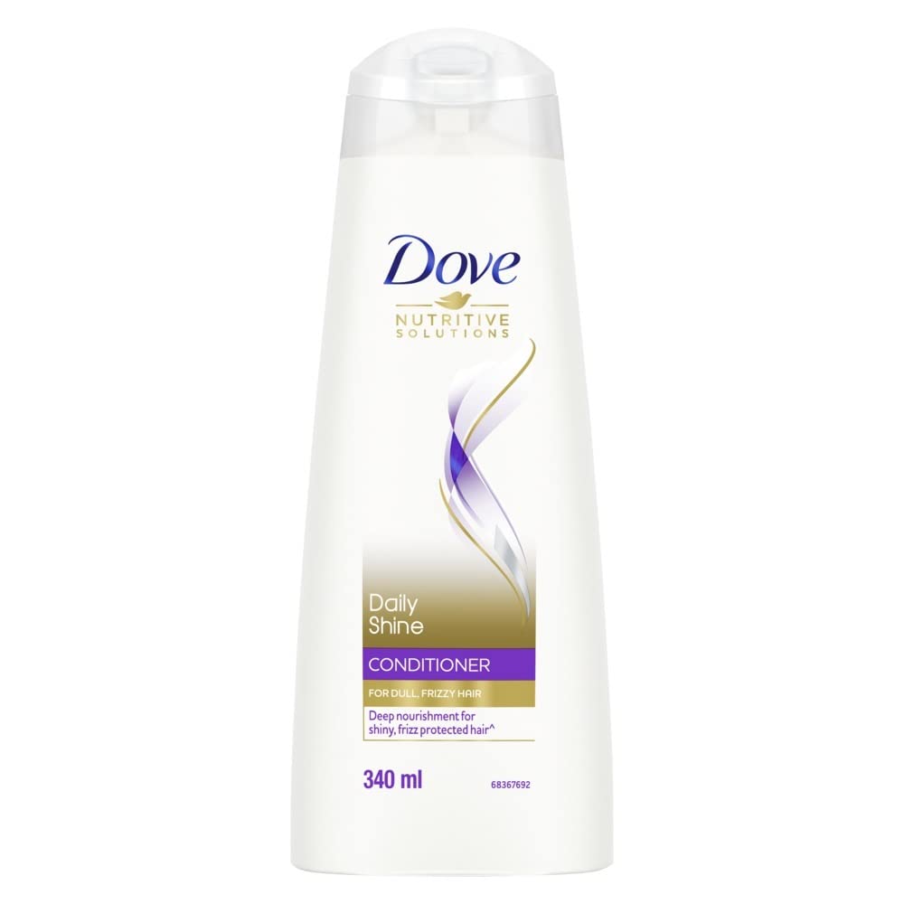 Dove Daily Shine Hair Conditioner - 340ML,Dove Daily Shine Hair Conditioner ,Dove Daily Shine Hair Conditioner for dull and frizzy hair