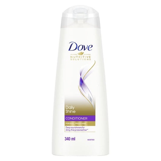 Dove Daily Shine Hair Conditioner - 340ML,Dove Daily Shine Hair Conditioner ,Dove Daily Shine Hair Conditioner for dull and frizzy hair