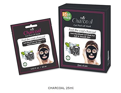 Yash Herbal Charcoal Face Mask (Pack of 6 Masks)